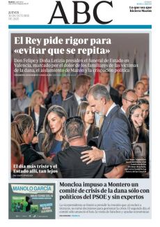 EL REY PIDE RIGOR PARA «EVITAR QUE SE REPITA»