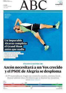 UN IMPARABLE ALCARAZ COMPLETA EL GRAND SLAM ANTES QUE NADIE