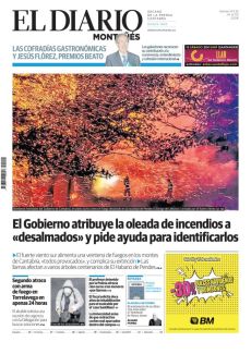 EL GOBIERNO ATRIBUYE LA OLEADA DE INCENDIOS A «DESALMADOS» Y PIDE AYUDA PARA IDENTIFICARLOS