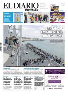 SANTANDER EMBARCA EN EL JUAN CARLOS I