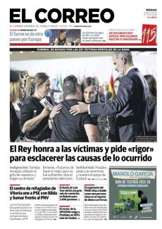 EL REY HONRA A LAS VÍCTIMAS Y PIDE «RIGOR» PARA ESCLACERER LAS CAUSAS DE LO OCURRIDO