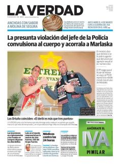 LA PRESUNTA VIOLACIÓN DEL JEFE DE LA POLICÍA CONVULSIONA AL CUERPO Y ACORRALA A MARLASKA