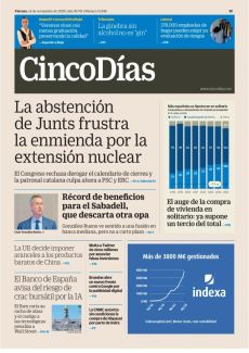 LA ABSTENCIÓN DE JUNTS FRUSTRA LA ENMIENDA POR LA EXTENSIÓN NUCLEAR