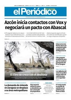 EL EBRO SE CRECE CON EL DESHIELO