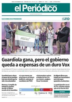 GUARDIOLA GANA, PERO EL GOBIERNO QUEDA A EXPENSAS DE UN DURO VOX