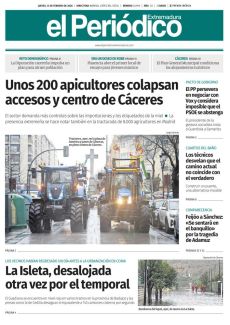 UNOS 200 APICULTORES COLAPSAN ACCESOS Y CENTRO DE CÁCERES