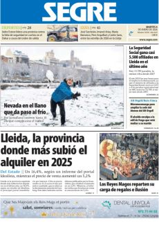 NEVADA EN EL LLANO QUE DA PASO AL FRÍO