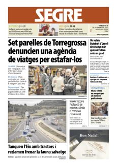 SET PARELLES DE TORREGROSSA DENUNCIEN UNA AGÈNCIA DE VIATGES PER ESTAFAR-LOS