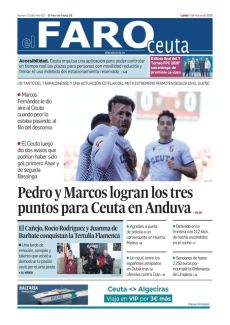 PEDRO Y MARCOS LOGRAN LOS TRES PUNTOS PARA CEUTA EN ANDUVA