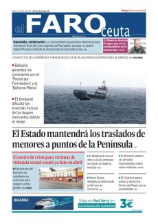 LOS EFECTOS DE LA BORRASCA THERESE EN CEUTA SE DEJAN VER EN SUSPENSIONES DE BARCOS