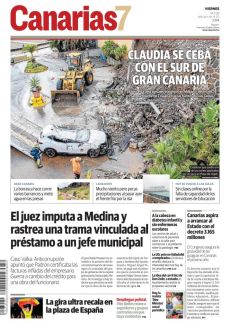 CLAUDIA SE CEBA CON EL SUR DE GRAN CANARIA