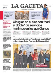 LA REINA LETIZIA PIDE UN “CAMBIO DE MENTALIDAD” EN LA ENTREGA DE LOS PREMIOS DE DISCAPACIDAD