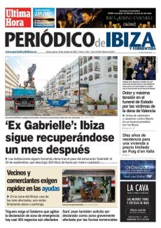 ‘EX GABRIELLE’: IBIZA SIGUE RECUPERÁNDOSE UN MES DESPUÉS