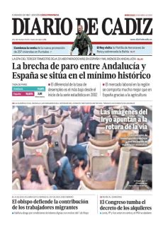 LAS IMÁGENES DEL IRYO APUNTAN A LA ROTURA DE LA VÍA