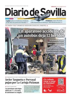 UN APARATOSO ACCIDENTE DE UN AUTOBÚS DEJA 12 HERIDOS