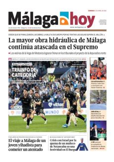 LA MAYOR OBRA HIDRÁULICA DE MÁLAGA CONTINÚA ATASCADA EN EL SUPREMO