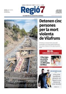 SABOTEGEN LA VIA DEL TREN DE LA POTASSA A CALLÚS